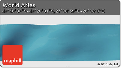 Satellite Panoramic Map of the Area around 46° 34' 35" S, 28° 7' 30" E