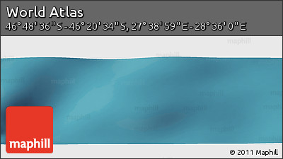 Satellite Panoramic Map of the Area around 46° 34' 35" S, 28° 7' 30" E