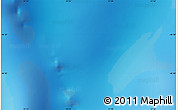Shaded Relief Map of the area around 46° 34' 35" S, 31° 31' 29" E