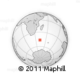Outline Map of the Area around 46° 34' 35" S, 42° 34' 30" E, rectangular outline