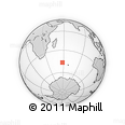 Outline Map of the Area around 46° 34' 35" S, 57° 52' 30" E, rectangular outline
