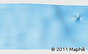 Physical 3D Map of the area around 46° 34' 35" S, 68° 4' 29" E