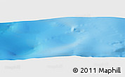 Physical Panoramic Map of the area around 46° 34' 35" S, 6° 52' 30" E