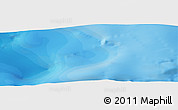 Political Panoramic Map of the area around 46° 34' 35" S, 6° 52' 30" E