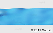 Shaded Relief Panoramic Map of the area around 46° 34' 35" S, 75° 43' 29" E