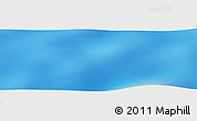 Shaded Relief Panoramic Map of the area around 46° 34' 35" S, 76° 34' 29" E