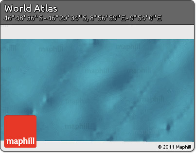 Satellite 3D Map of the Area around 46° 34' 35" S, 9° 25' 30" E