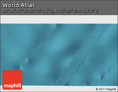 Satellite 3D Map of the Area around 46° 34' 35" S, 9° 25' 30" E