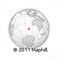 Outline Map of the Area around 46° 59' 36" S, 103° 46' 30" E, rectangular outline