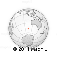 Outline Map of the Area around 46° 59' 36" S, 104° 37' 30" E, rectangular outline