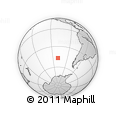 Outline Map of the Area around 46° 59' 36" S, 109° 34' 29" W, rectangular outline
