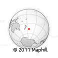 Where is the area around 46° 59' 36" S, 173° 19' 29" W located? Outline Map of the Area around 46° 59' 36" S, 173° 19' 29" W, rectangular outline