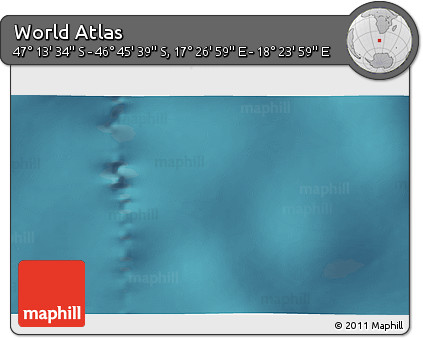 Satellite 3D Map of the Area around 46° 59' 36" S, 17° 55' 29" E