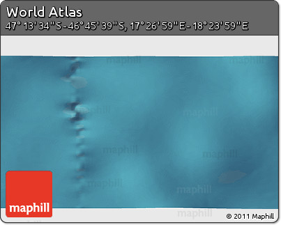 Satellite 3D Map of the Area around 46° 59' 36" S, 17° 55' 29" E