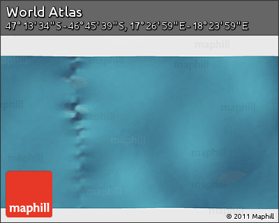 Satellite 3D Map of the Area around 46° 59' 36" S, 17° 55' 29" E