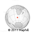 Outline Map of the Area around 46° 59' 36" S, 17° 55' 29" E, rectangular outline