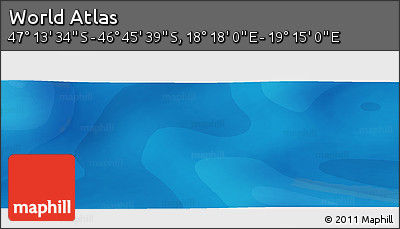 Political Panoramic Map of the Area around 46° 59' 36" S, 18° 46' 29" E