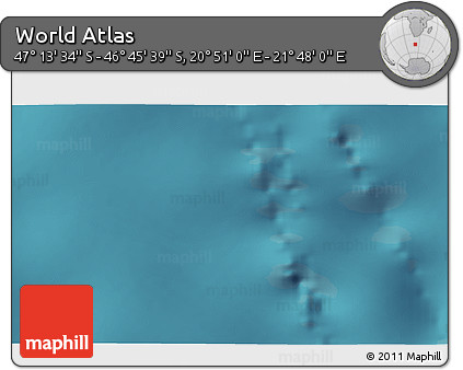 Satellite 3D Map of the Area around 46° 59' 36" S, 21° 19' 30" E