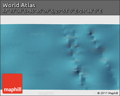 Satellite 3D Map of the Area around 46° 59' 36" S, 21° 19' 30" E