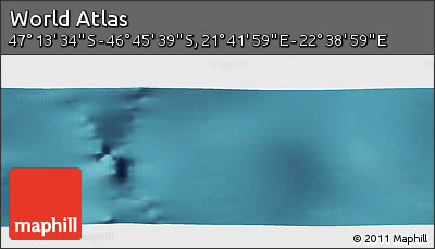 Satellite Panoramic Map of the Area around 46° 59' 36" S, 22° 10' 29" E