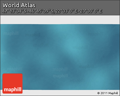 Satellite 3D Map of the Area around 46° 59' 36" S, 23° 1' 29" E