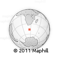 Outline Map of the Area around 46° 59' 36" S, 24° 43' 30" E, rectangular outline