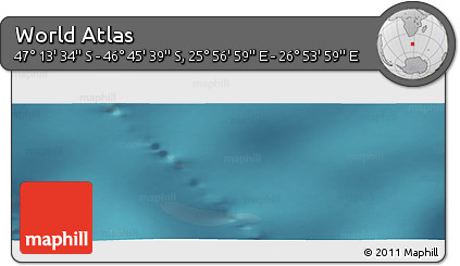 Satellite Panoramic Map of the Area around 46° 59' 36" S, 26° 25' 29" E