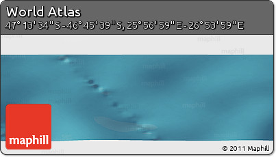 Satellite Panoramic Map of the Area around 46° 59' 36" S, 26° 25' 29" E