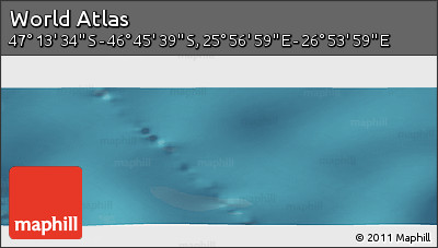Satellite Panoramic Map of the Area around 46° 59' 36" S, 26° 25' 29" E