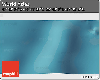 Satellite 3D Map of the Area around 46° 59' 36" S, 27° 16' 29" E