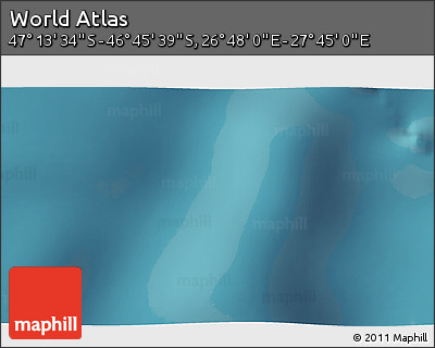 Satellite 3D Map of the Area around 46° 59' 36" S, 27° 16' 29" E