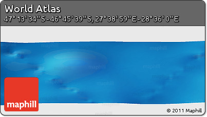 Physical Panoramic Map of the Area around 46° 59' 36" S, 28° 7' 30" E