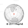 Outline Map of the Area around 46° 59' 36" S, 33° 13' 30" E, rectangular outline