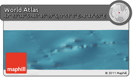 Satellite Panoramic Map of the Area around 46° 59' 36" S, 4° 19' 30" E