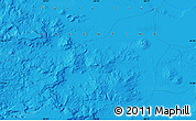 Political Map of the area around 46° 59' 36" S, 68° 46' 30" W