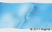 Shaded Relief 3D Map of the area around 46° 59' 36" S, 72° 19' 29" E