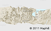 Shaded Relief Panoramic Map of the area around 46° 59' 36" S, 73° 1' 30" W