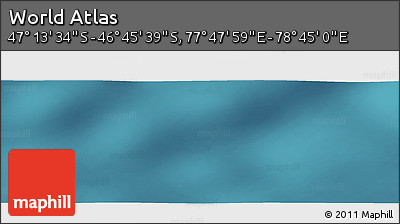 Satellite Panoramic Map of the Area around 46° 59' 36" S, 78° 16' 30" E