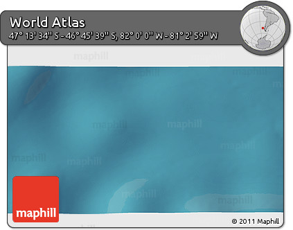 Satellite 3D Map of the Area around 46° 59' 36" S, 81° 31' 30" W