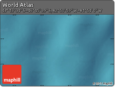Satellite Map of the Area around 46° 59' 36" S, 82° 22' 30" W