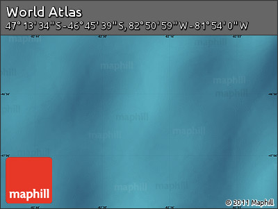 Satellite Map of the Area around 46° 59' 36" S, 82° 22' 30" W