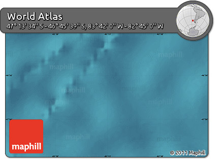 Satellite Map of the Area around 46° 59' 36" S, 83° 13' 29" W