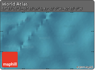 Satellite Map of the Area around 46° 59' 36" S, 83° 13' 29" W