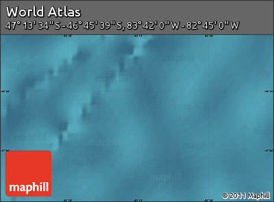 Satellite Map of the Area around 46° 59' 36" S, 83° 13' 29" W