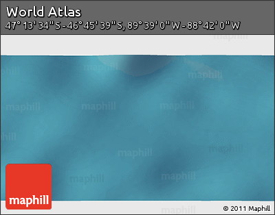 Satellite 3D Map of the Area around 46° 59' 36" S, 89° 10' 30" W