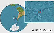Satellite Location Map of the area around 46° 59' 36" S, 89° 10' 30" W