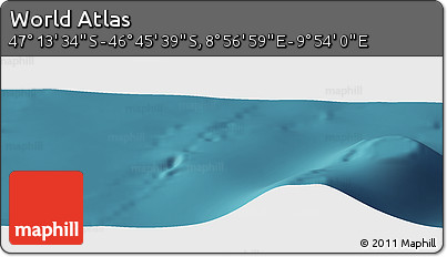 Satellite Panoramic Map of the Area around 46° 59' 36" S, 9° 25' 30" E