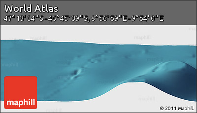 Satellite Panoramic Map of the Area around 46° 59' 36" S, 9° 25' 30" E