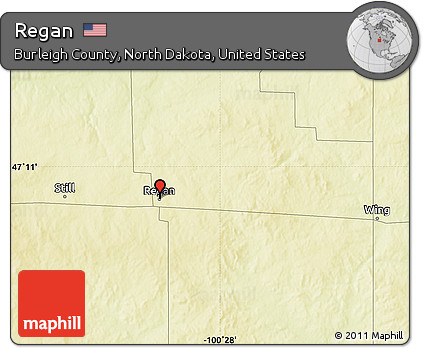 Physical Map of Regan