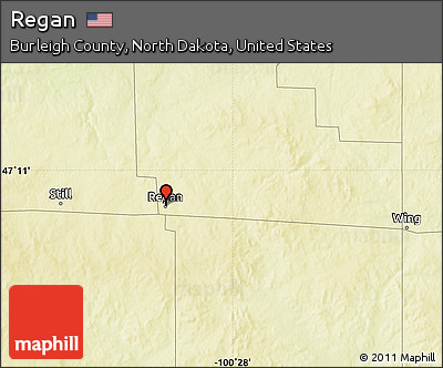 Physical Map of Regan
